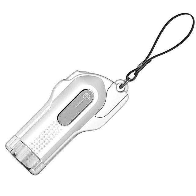 Monring Emergency Keychain Car Escape Tool Portable Car Window Breaker Safety Hammer Mini 2 in 1 Rescue Car Glass Breaker and Seatbelt Cutter for Land & Underwater, White, 3x1.4x0.9inch
