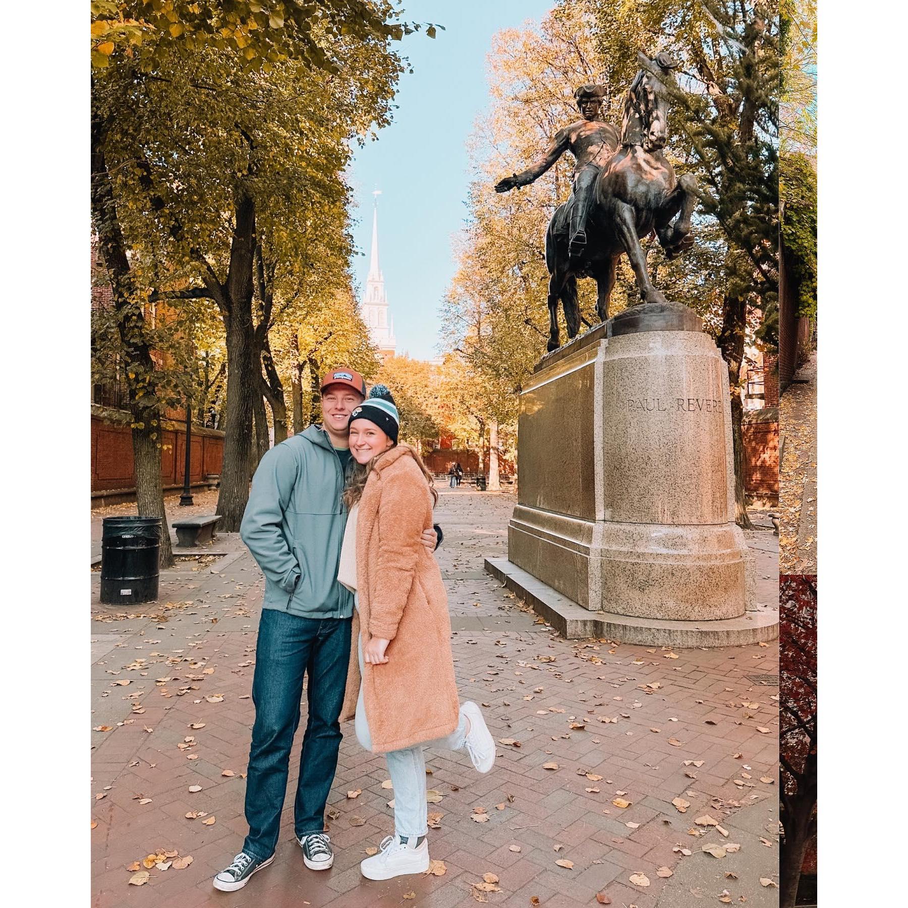 Our belated 2 year anniversary trip to Boston in 2023!
