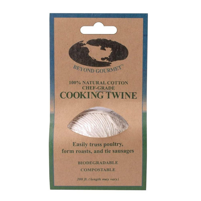 Beyond Gourmet Cooking Twine, Chef Grade, All-Natural Unbleached Cotton, 16-Ply, 200-Feet
