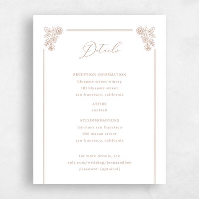 Camel, Brown Wedding Enclosure - Lilah