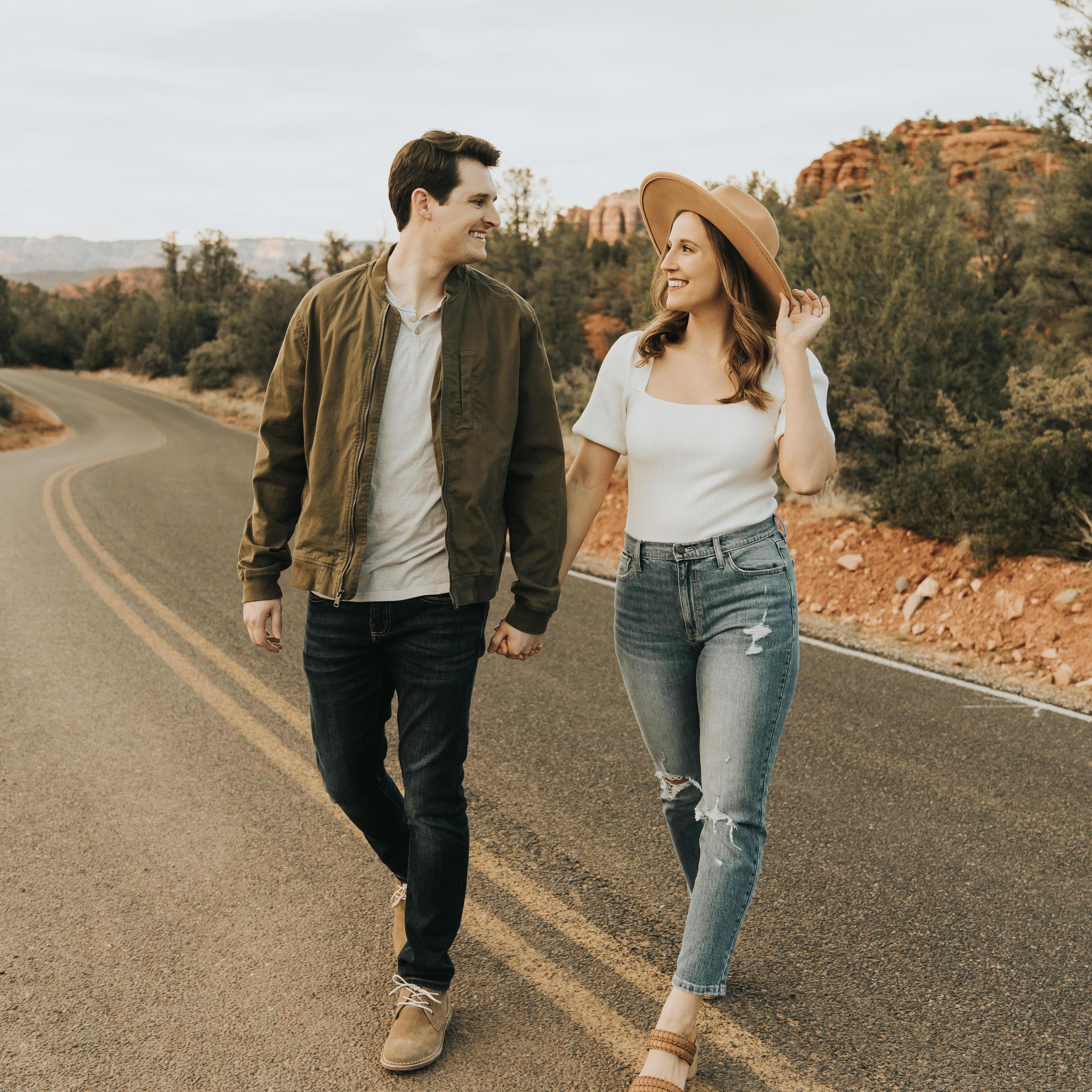 Our Engagement Photo Shoot. Sedona, Arizona.