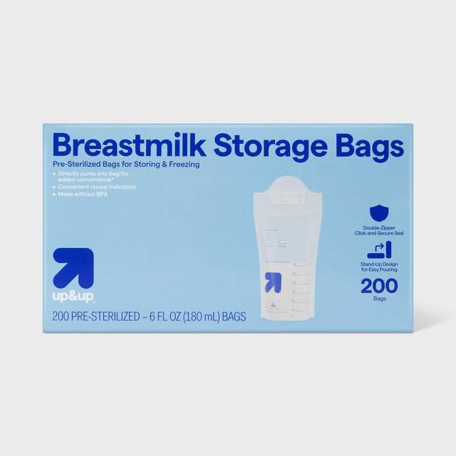Breast Milk Storage Bags - 200ct - up&up™