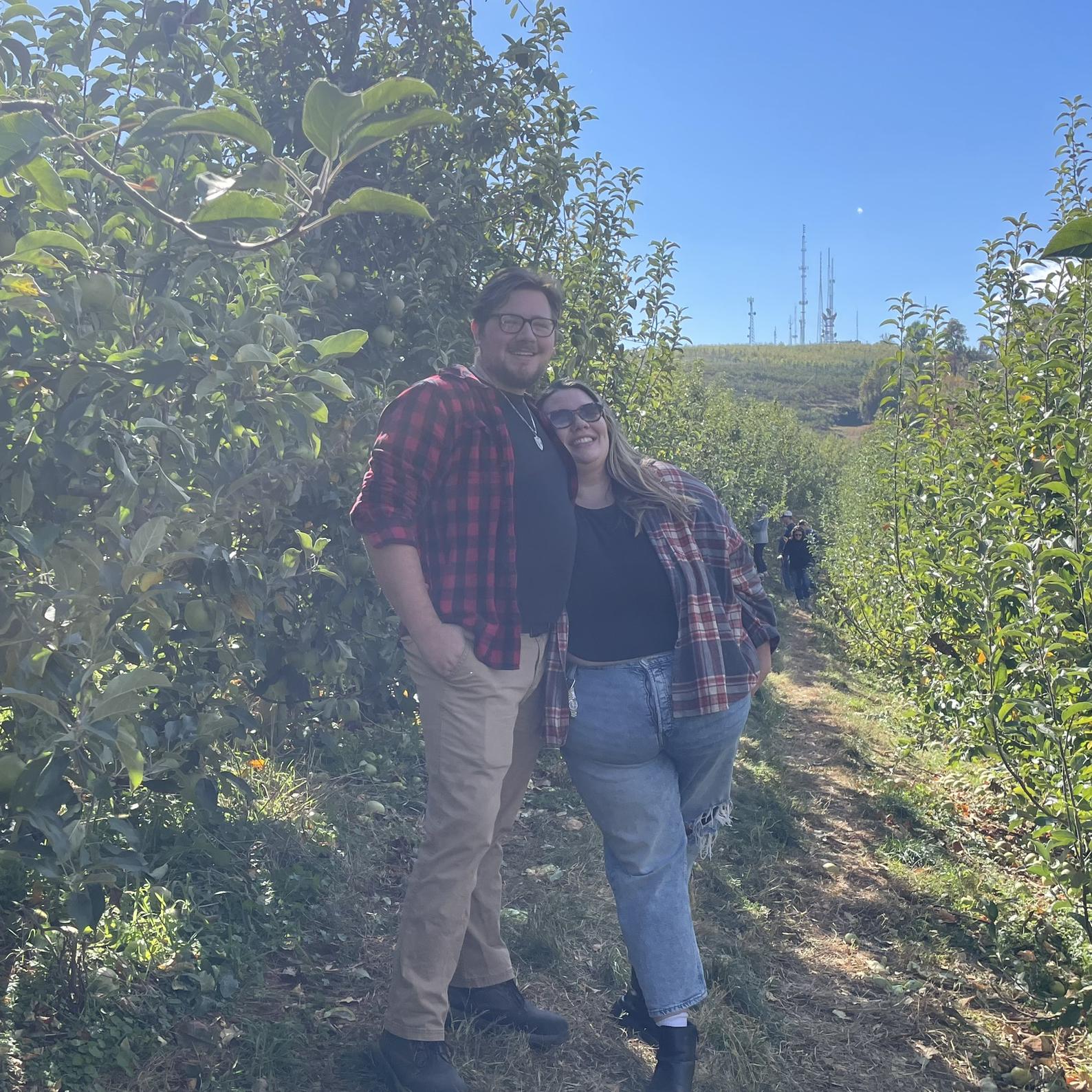 Apple picking with friends, 2023