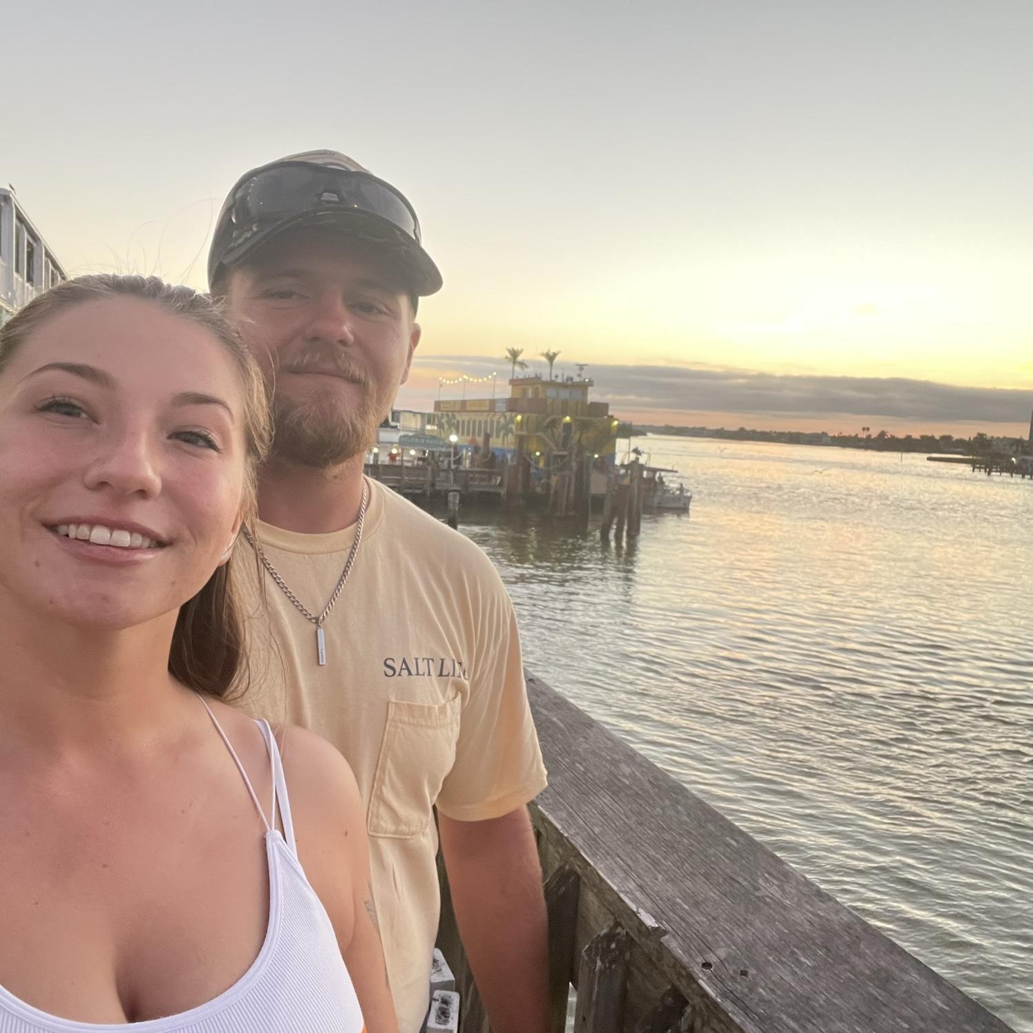Early morning to see the sunrise at John’s Pass!