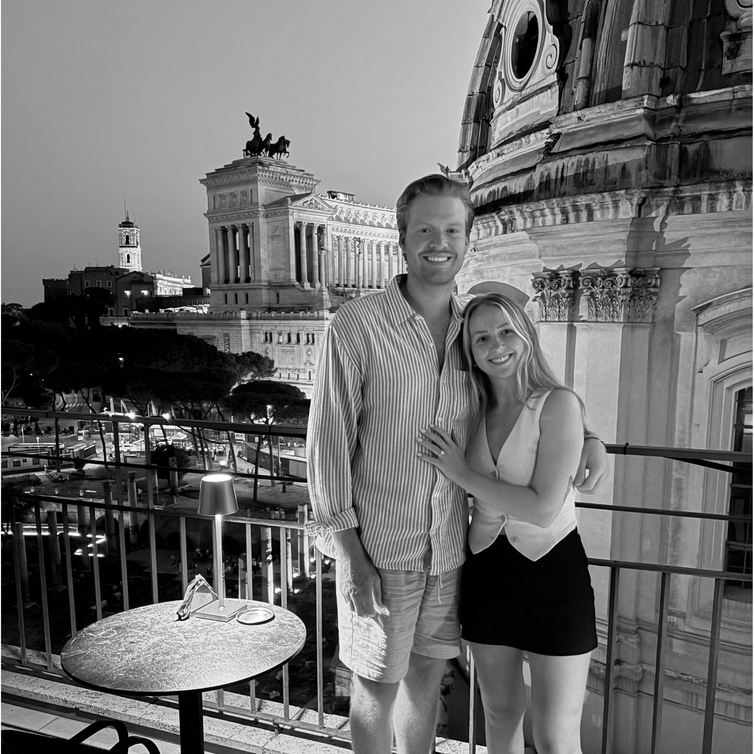 Post engagement drinks with family - Rome, Italy 2024