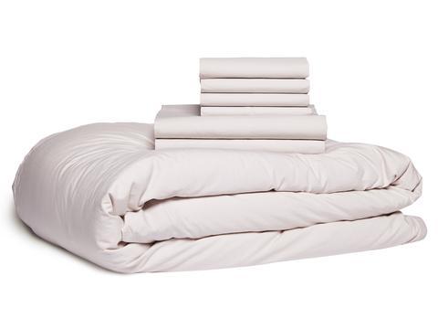 Parachute Percale Duvet Cover Set (Powder Blue)