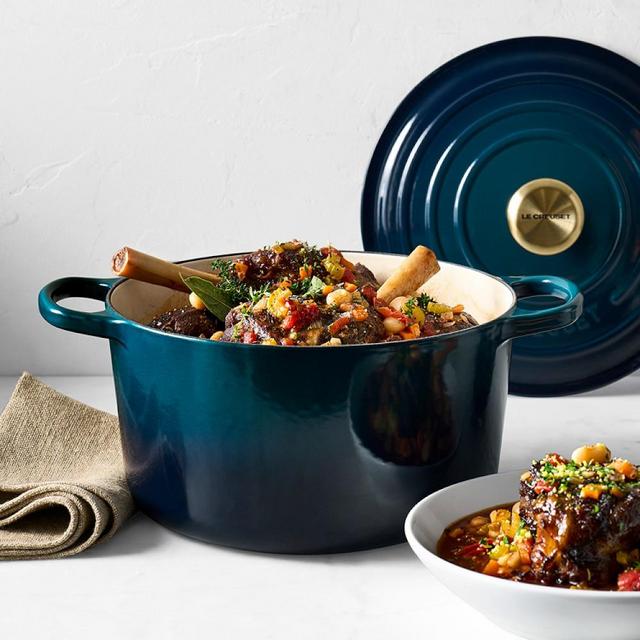 Le Creuset Enameled Cast Iron Signature Deep Round Oven, 6 1/2-Qt., Agave