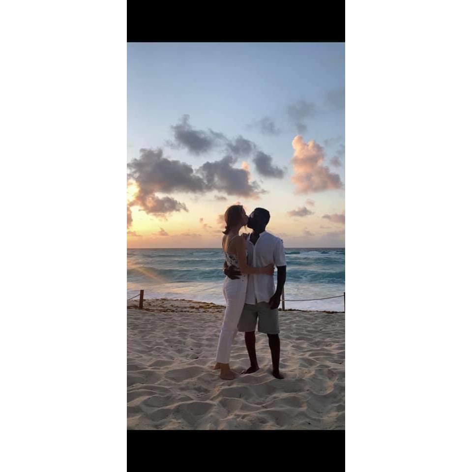 First time out of the country with each other, in Mexico!