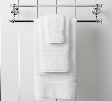 Hydrocotton Organic Towels, Bath, White