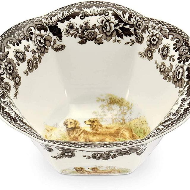Spode Woodland 6 Inch Nut Bowl (Golden Retriever)