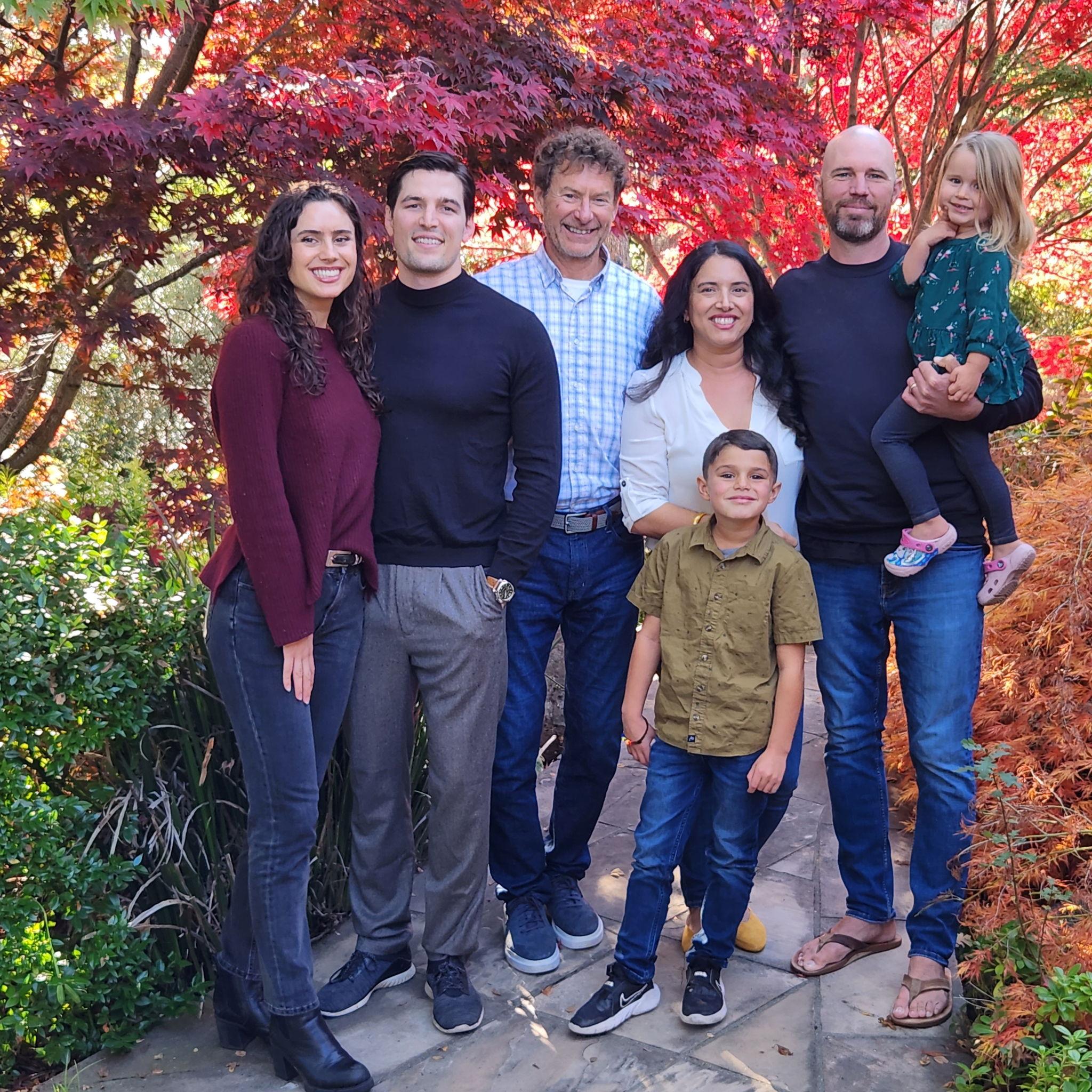 They flew to California to celebrate thanksgiving with Kaitlyn's dad, sister Rachelle and her niece Ella and nephew Luca in 2023.