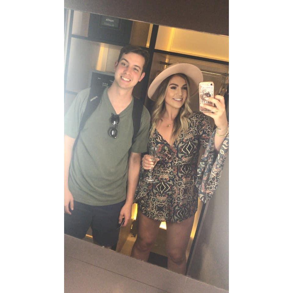 Mirror selfies in our Barcelona hotel!