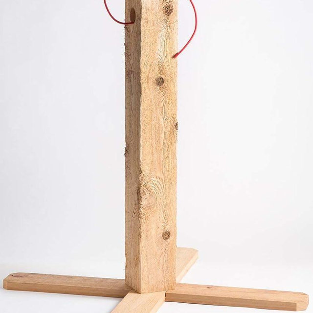 Natural Scratch Cat Scratching Post (Cedar, 32" Height)