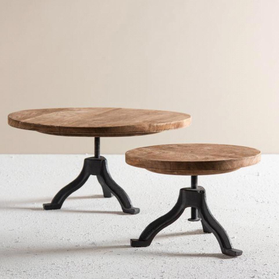 Nina Adjustable Wooden Stand