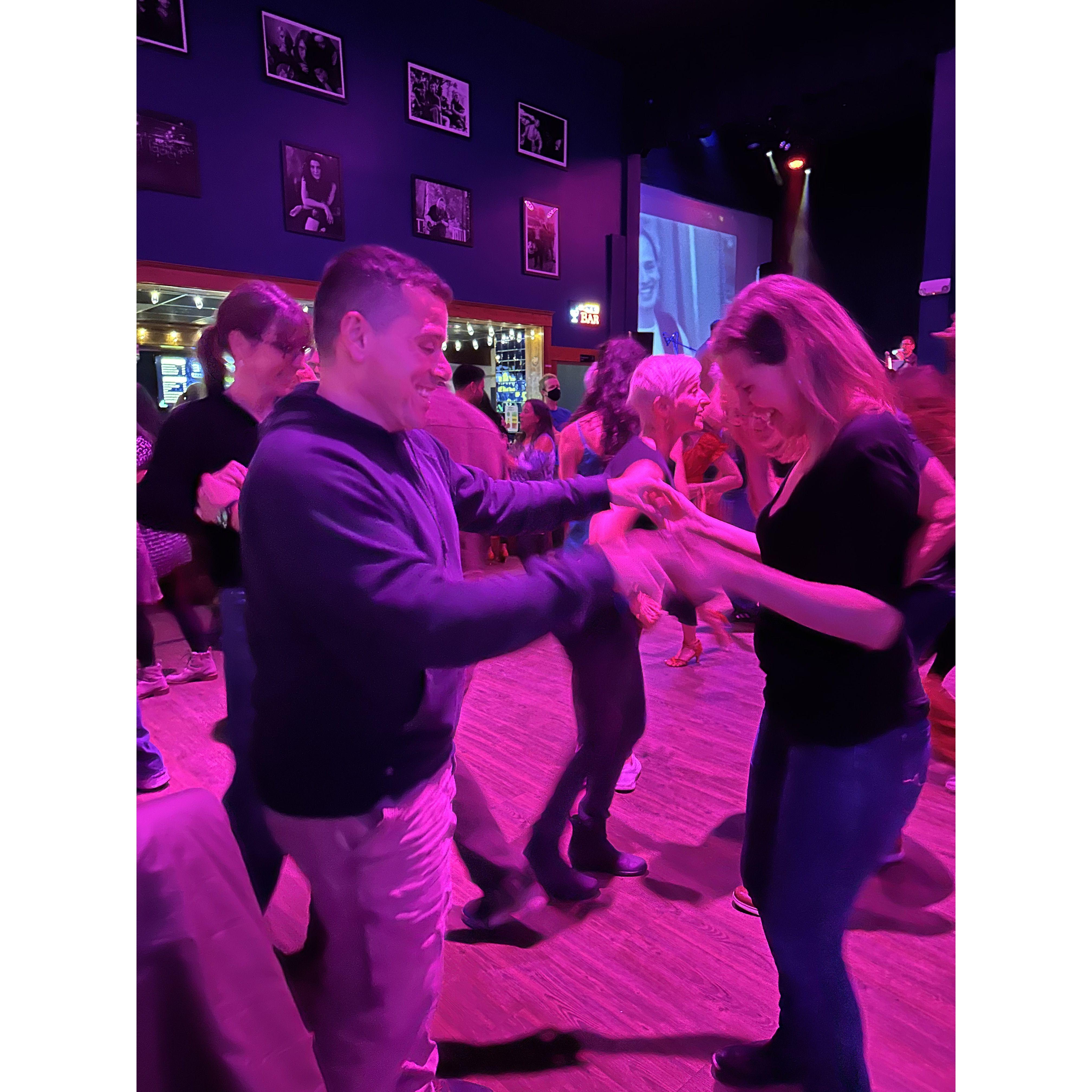 Salsa Dancing Lesson!