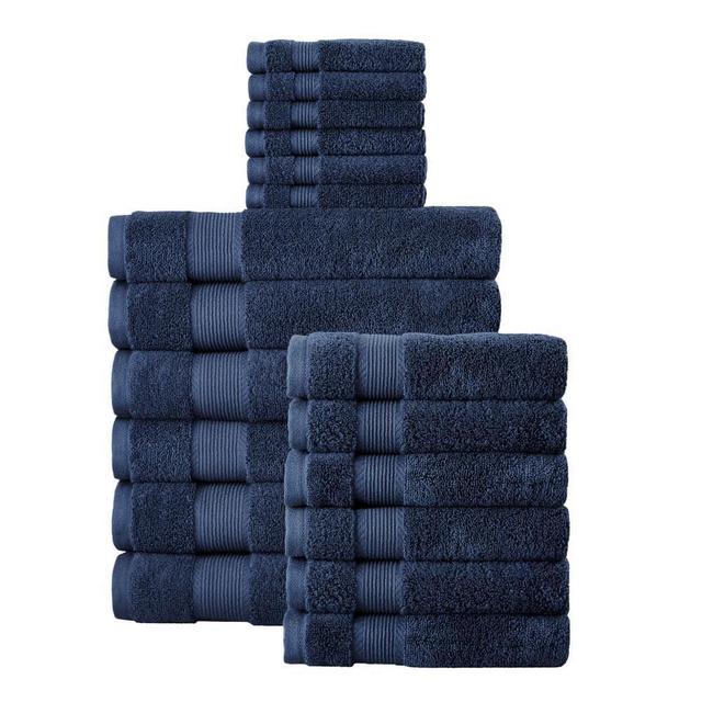 18-Piece HygroCotton Bath Towel Set in Midnight