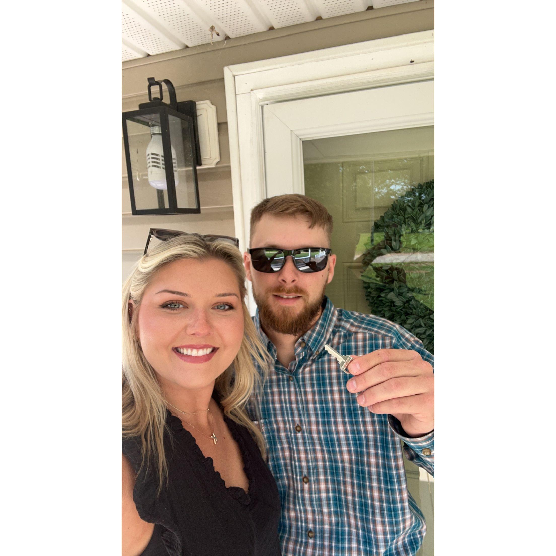 The day we officially became homeowners