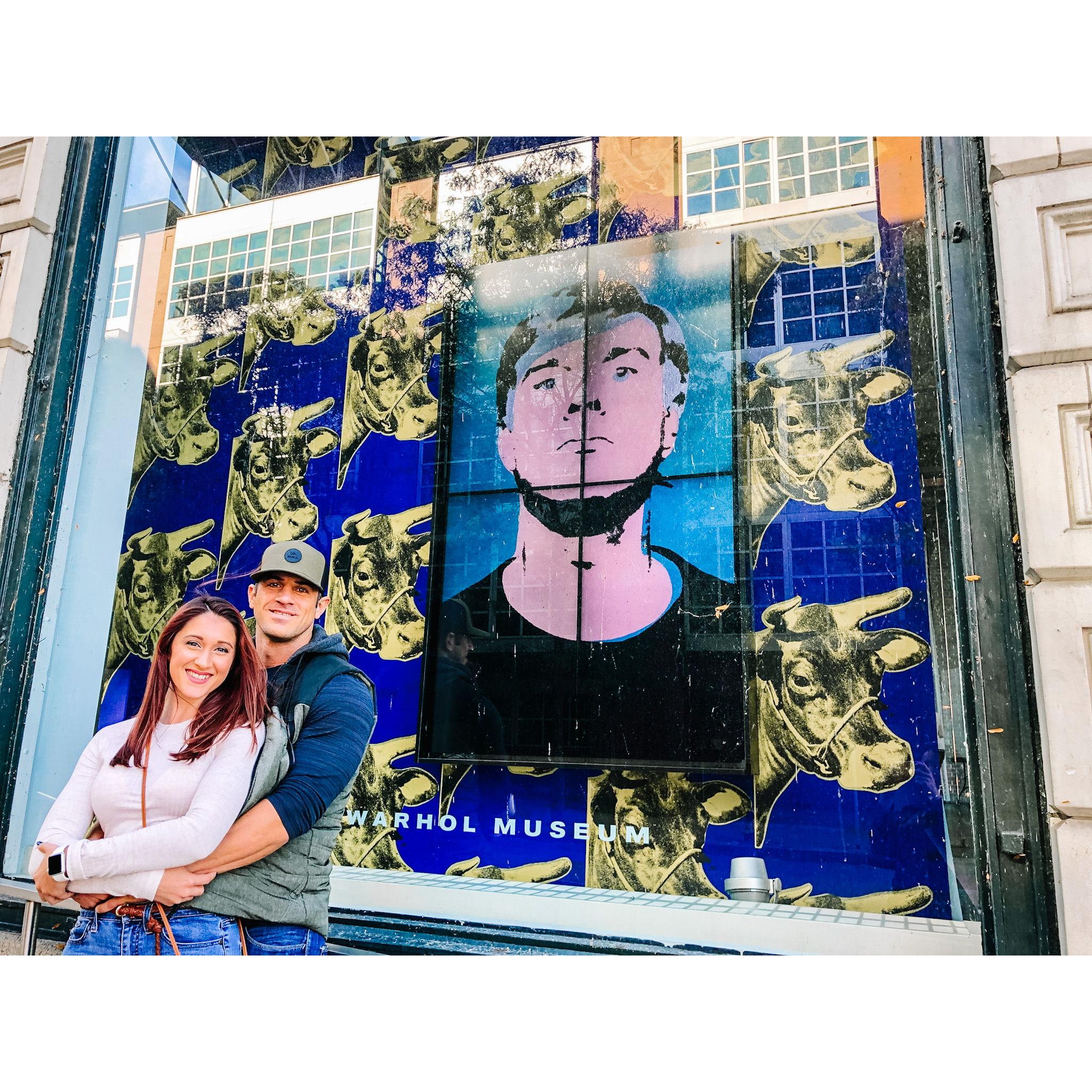 We visited the Andy Warhol Museum in Pittsburgh. It has 7 floors!