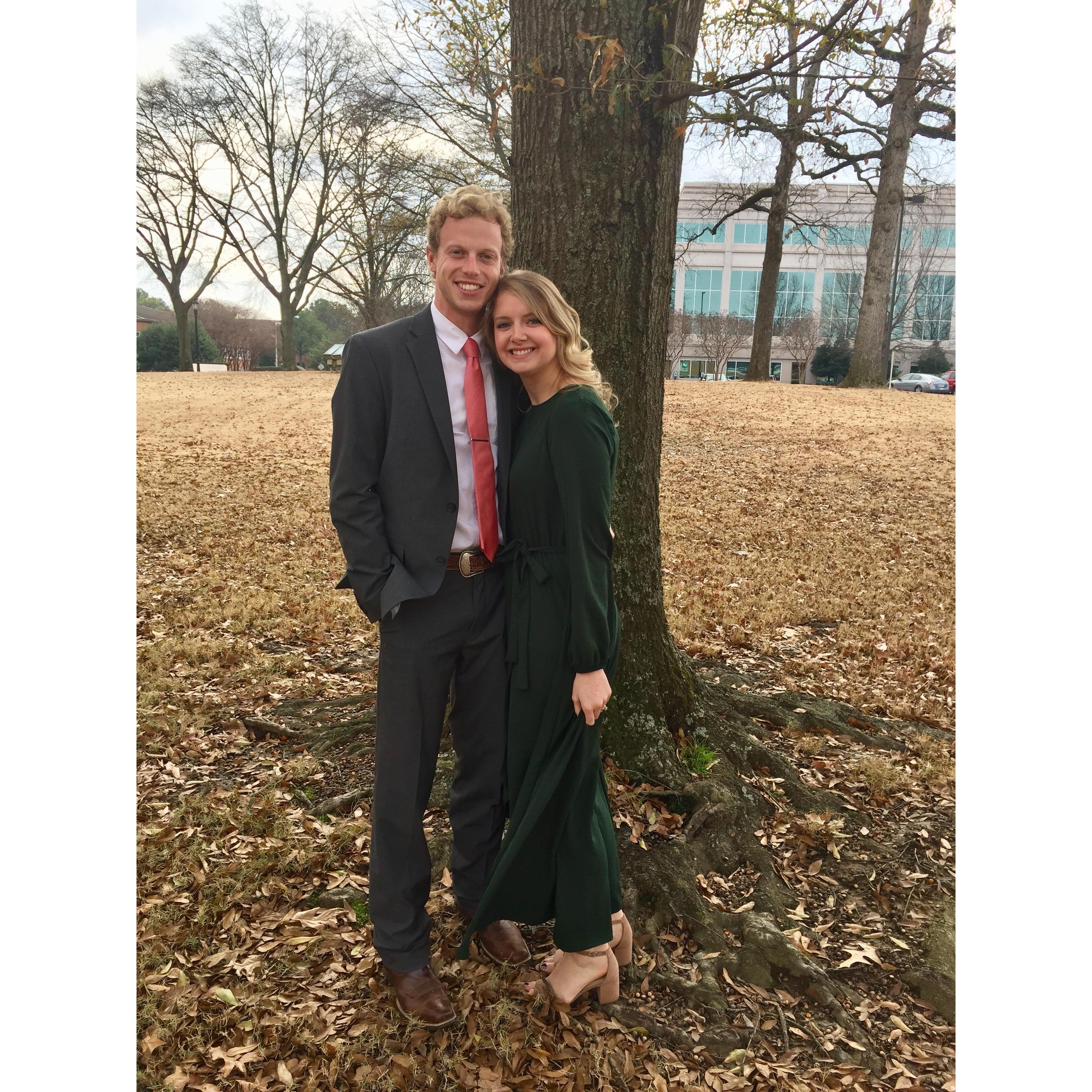 Sunday afternoon after church (Dec. 2018)!