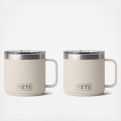 YETI, Rambler 14 oz. Stackable Mug with Magslider Lid, Set of 2 | Zola