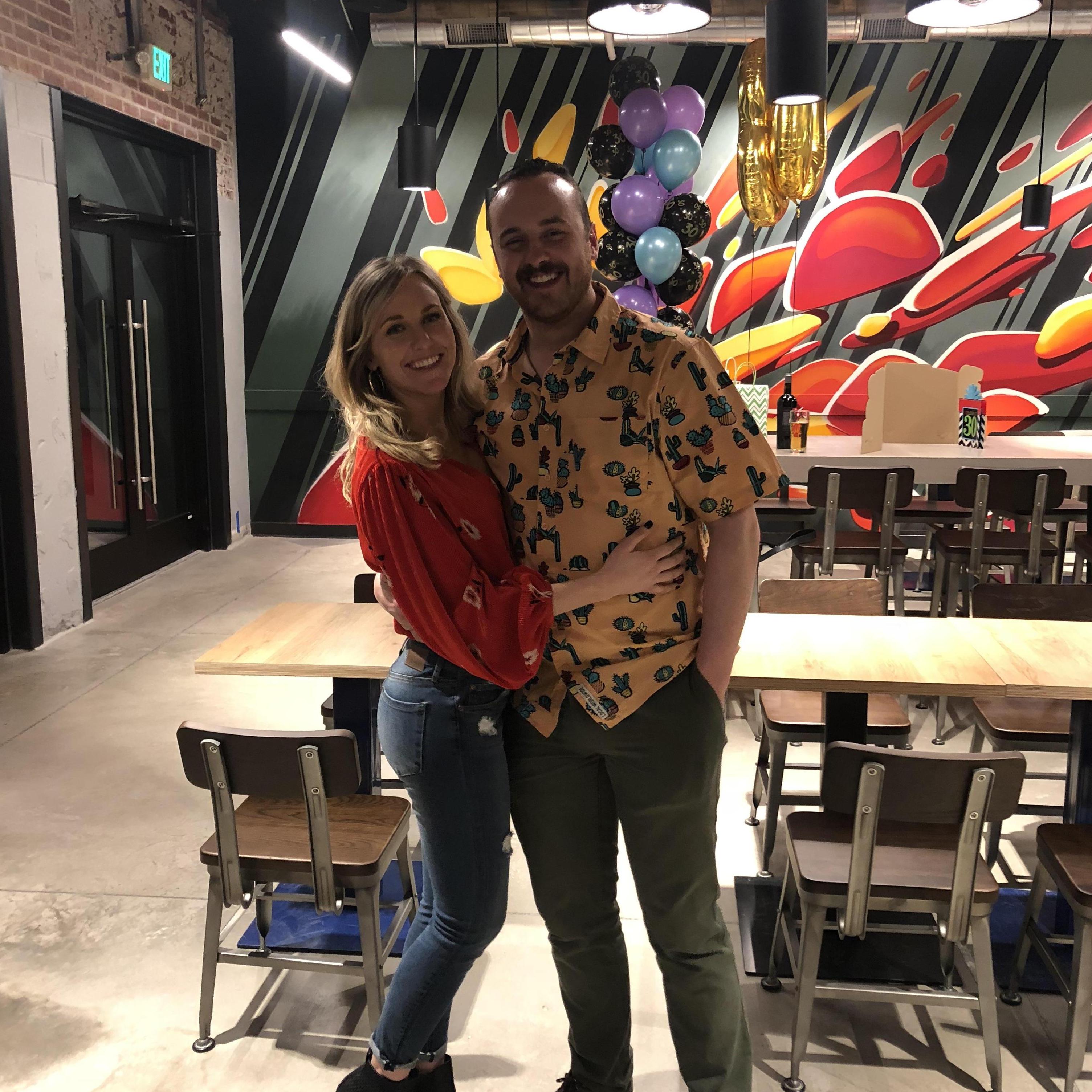 We worked together on this brewery - Lily designed the space and Colin furnished it!