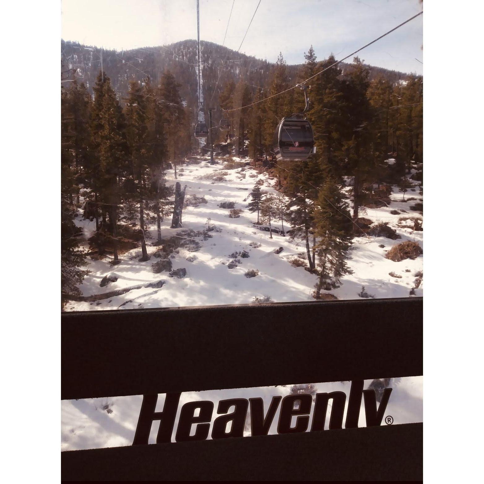 Heavenly Gondola, Lake Tahoe. Beautiful views, unforgettable moments that shaped our entire relationship.