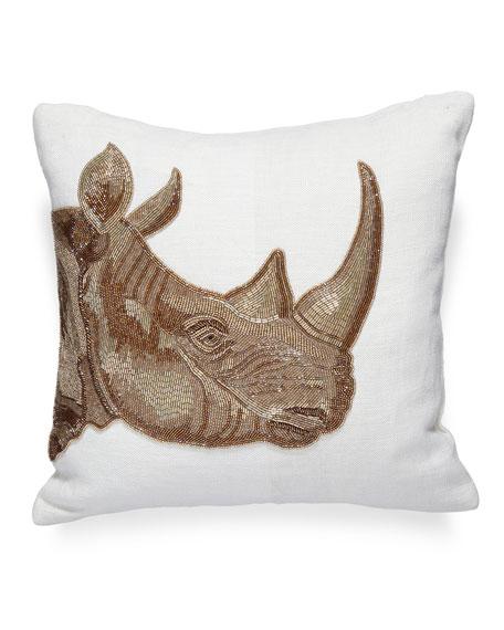 Jonathan Adler Botanist Rhino Pillow