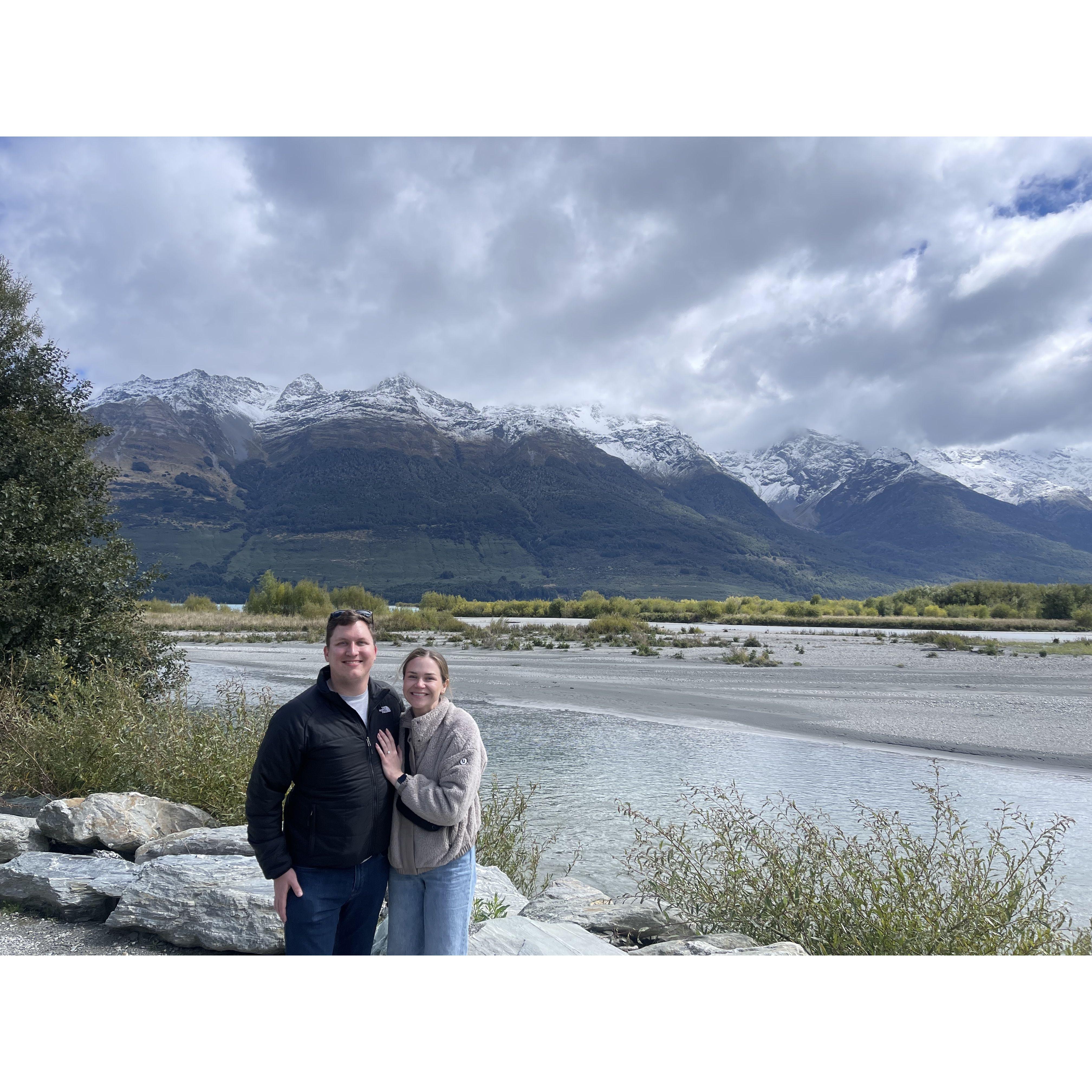 This is where Hanna and John got engaged in New Zealand!