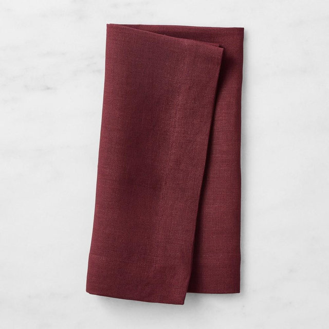Signature Linen Napkins, Set of 8, Zinfandel