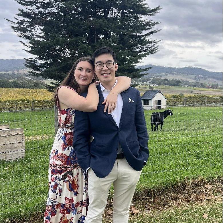 Syd and Con have lunch with Sam and Ada after the ceremony