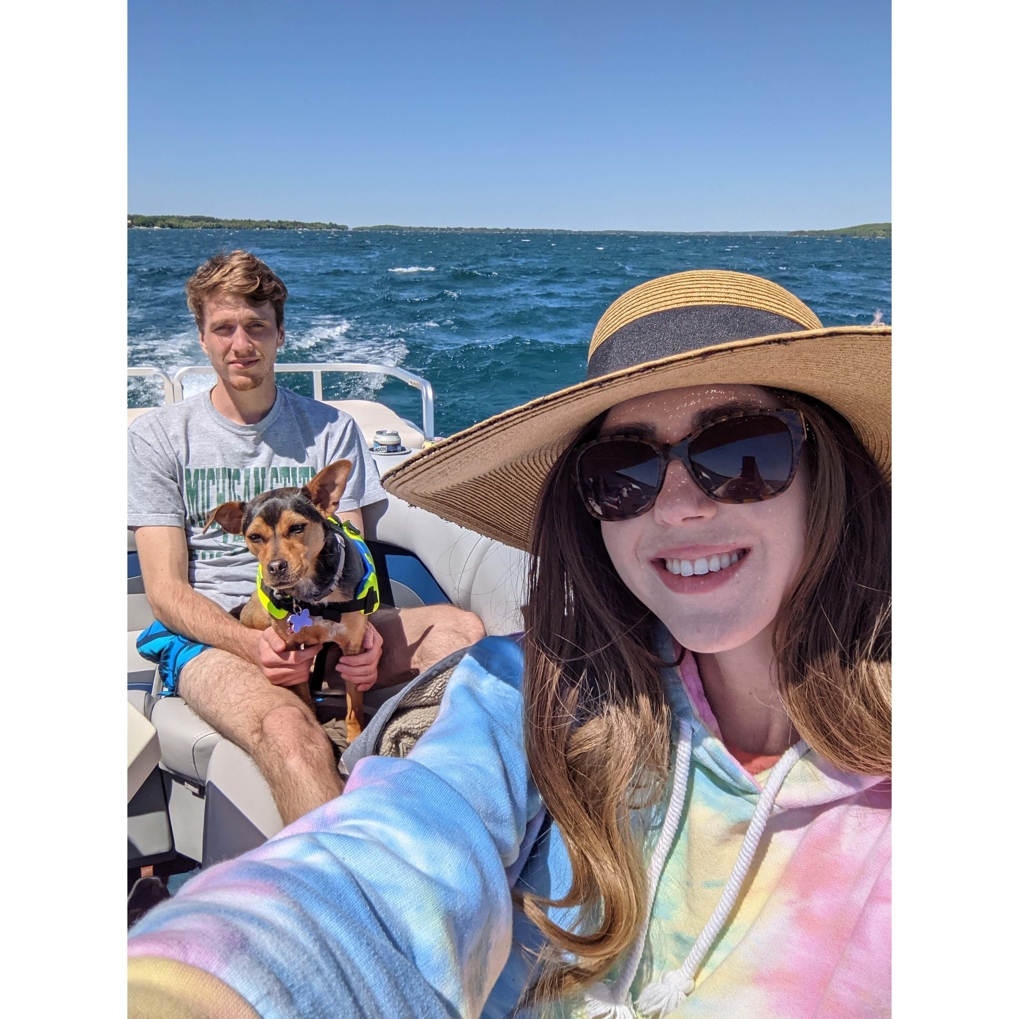 Boat day in Elk Lake
