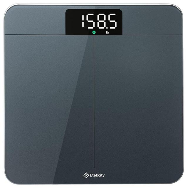 Etekcity Scale for Body Weight, Digital Bathroom Scale for People, Accurate to 0.02kg/0.05lb & Large LED Display, Weight Verification, Tempered Glass, 400 lbs