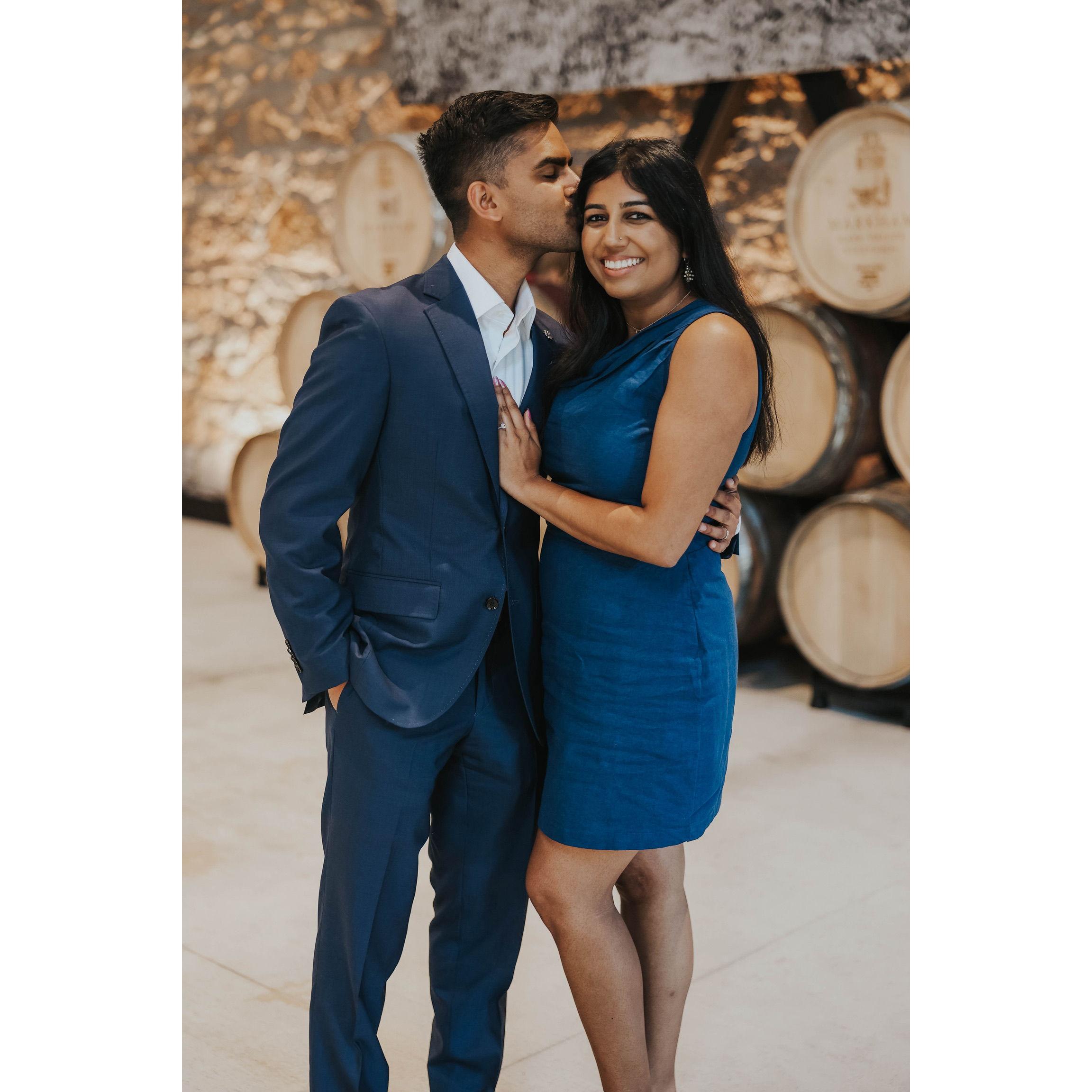 Freshly engaged, good vibes going around!