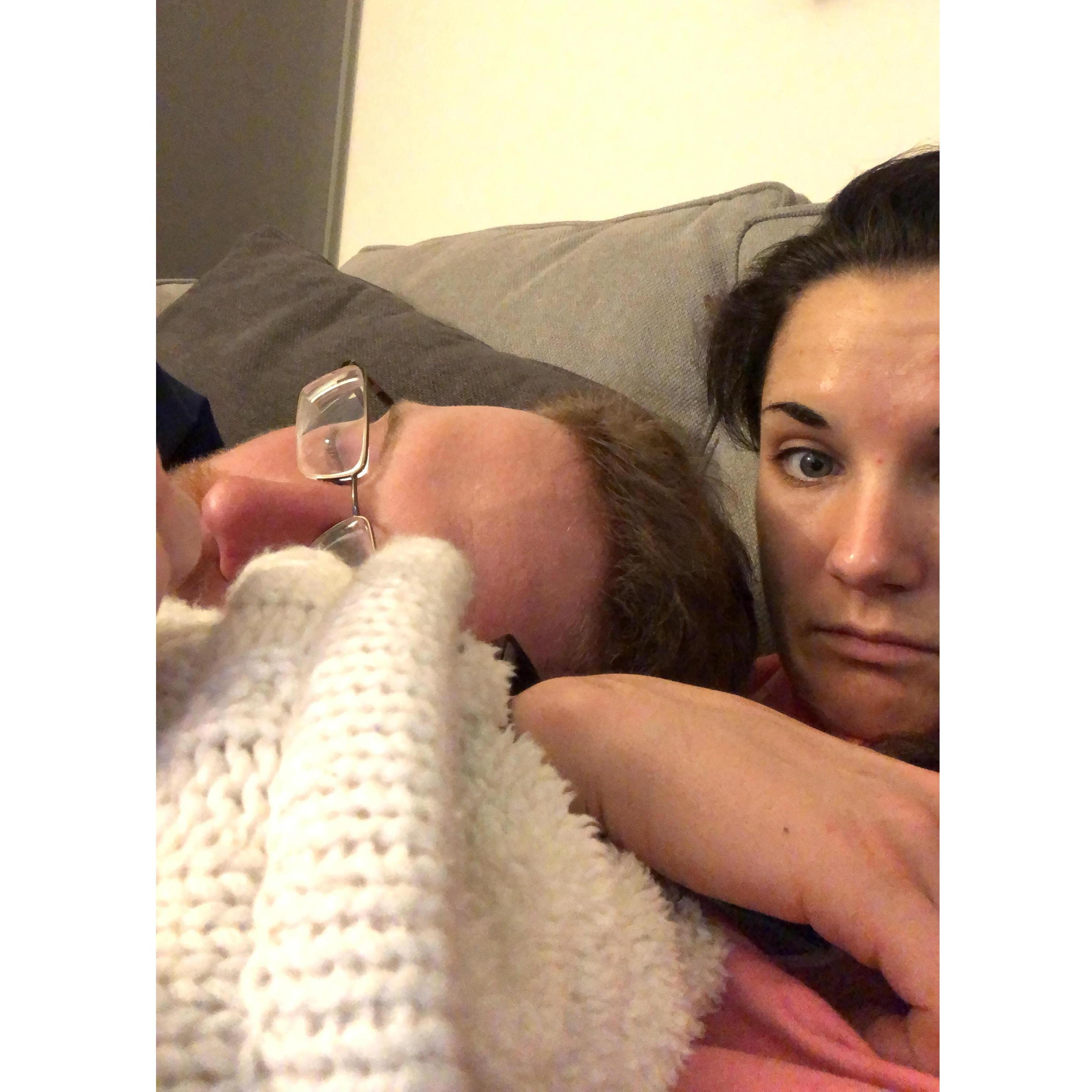 True love requires acting as a stand-in pillow when called for