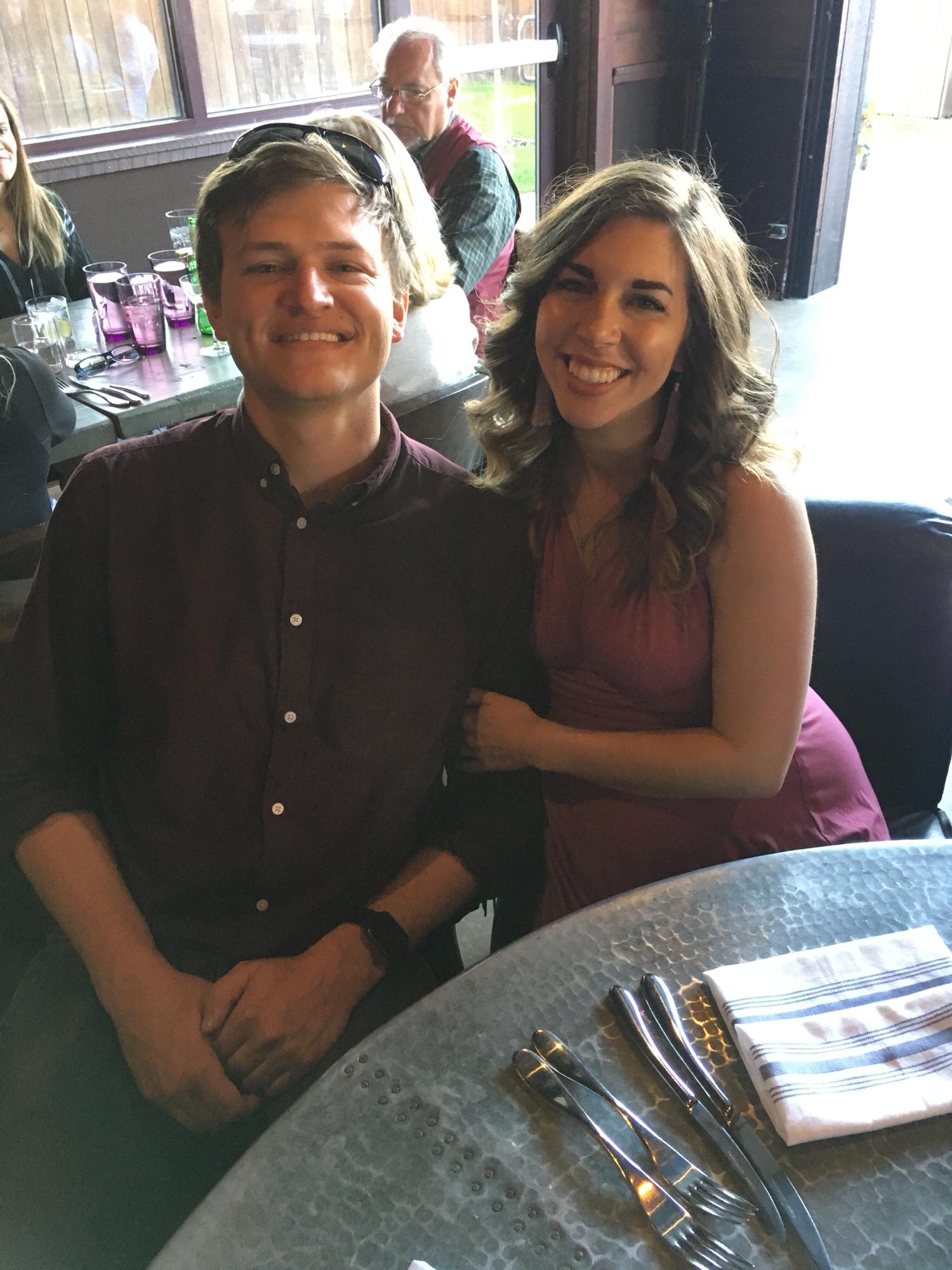 Dinner after Vanessa's graduation