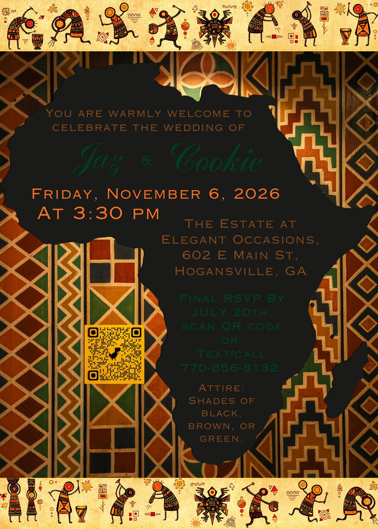 The Wedding Website of Jaz T. and Cookie E.