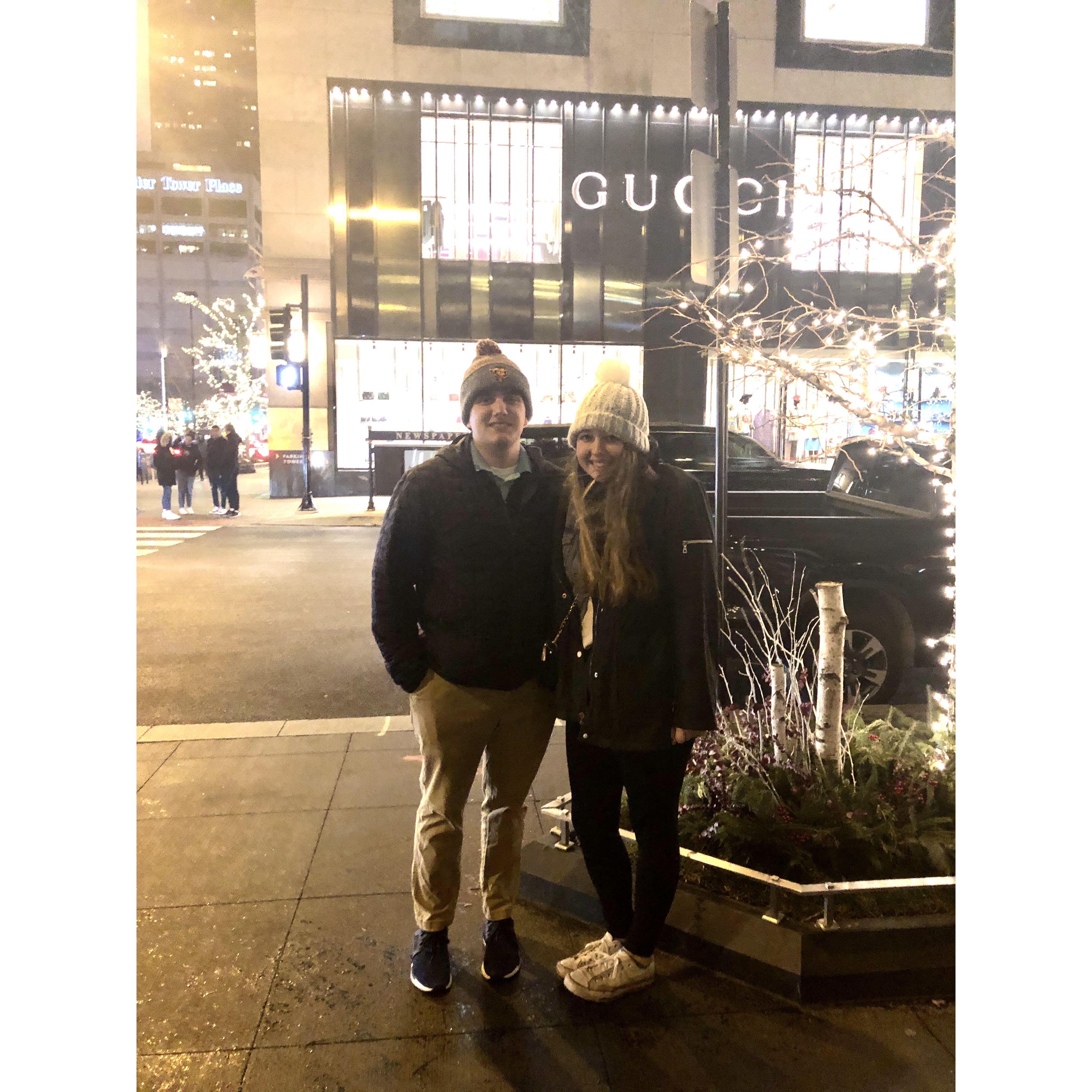 our very first picture together in dec of 2019!