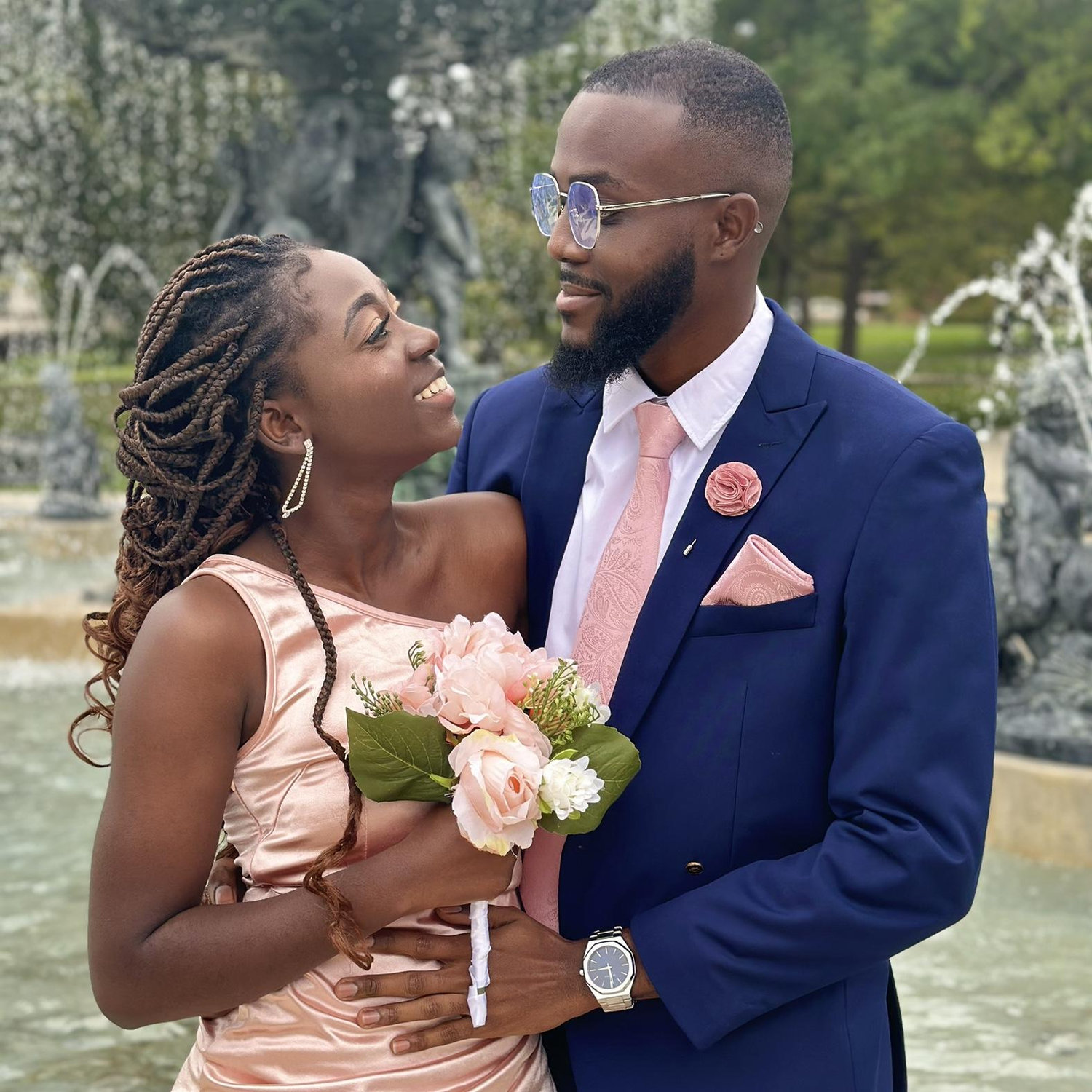 We stood by our friends as best man and maid of honor. Sharing that moment of love and celebration not only deepened our connection but also gave us a glimpse of the joy we’d soon be experiencing at our own wedding.