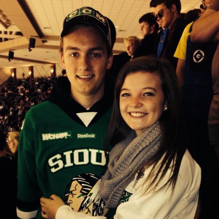 Sioux hockey game in 2013