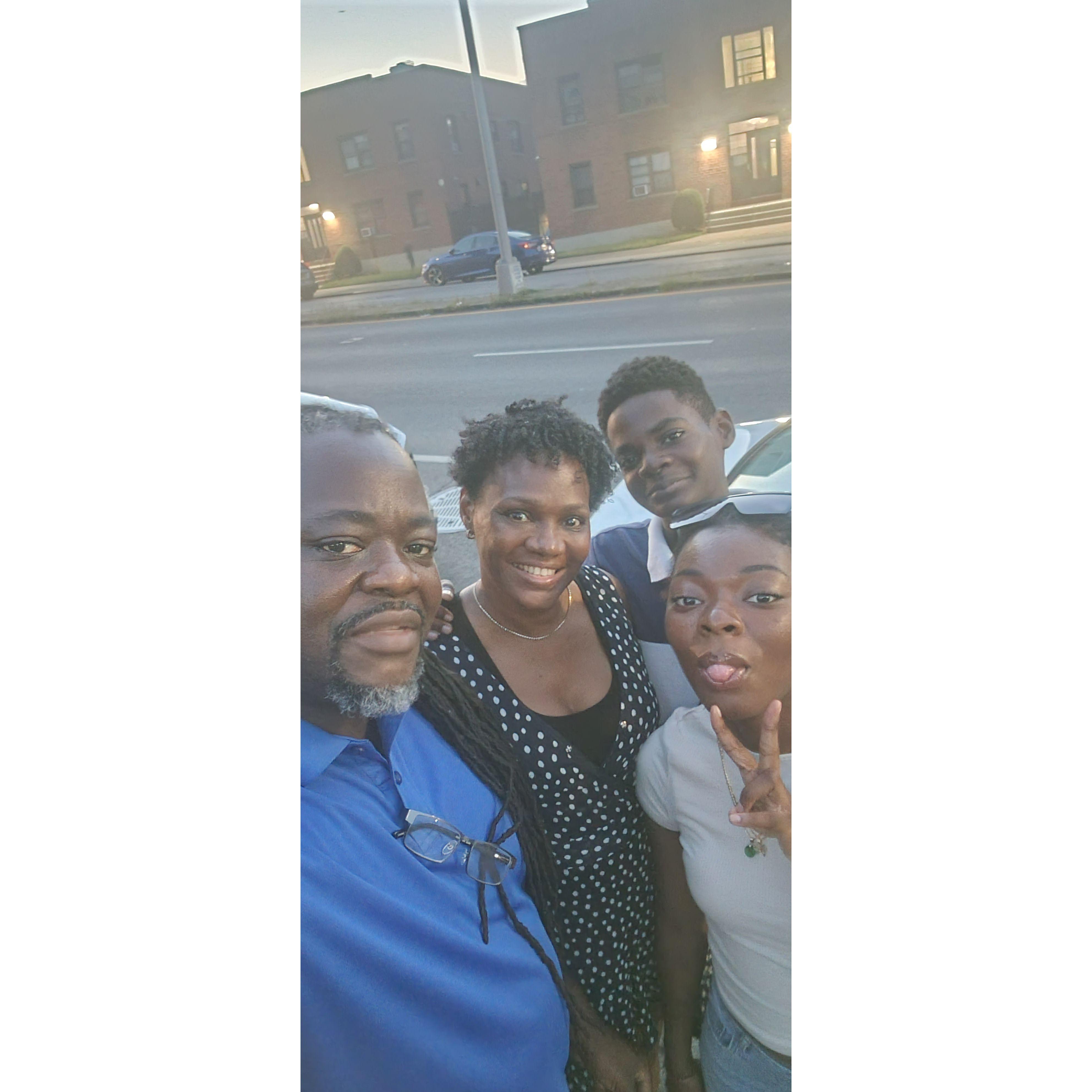 Family after CV Concert