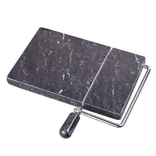 Creative Home Black Marble 5" L x 8" W Cheese Slicer
