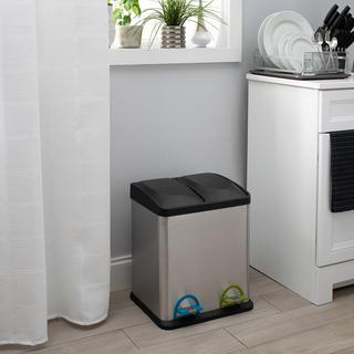 2-Compartment Recycling Bin