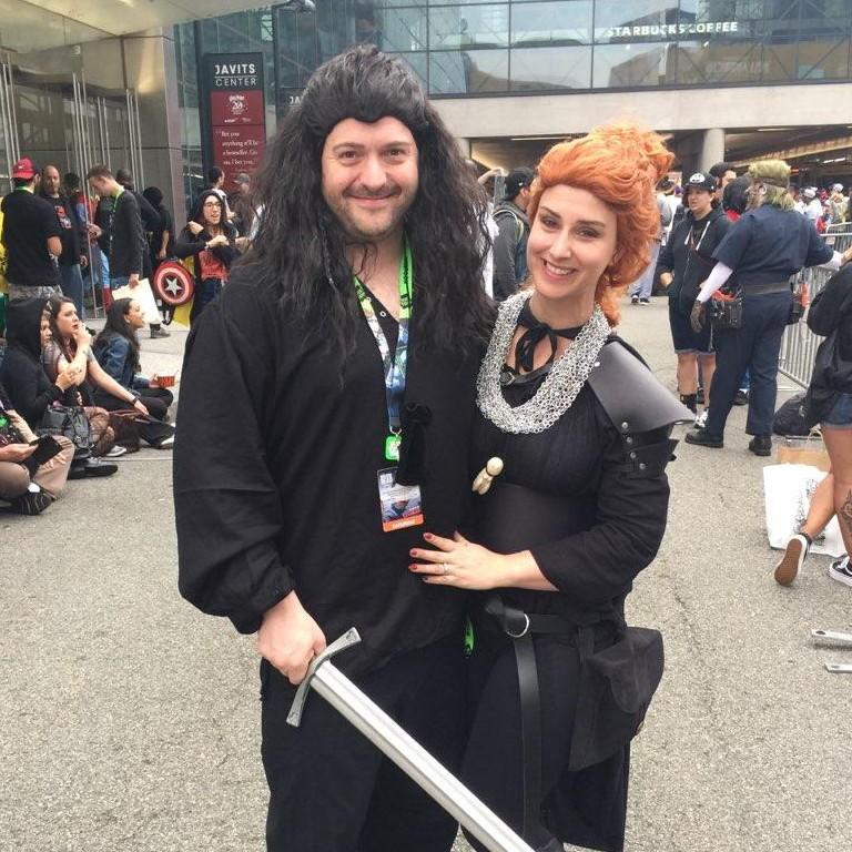 Mad Martigan & Sorsha at our annual Comiccon trip!