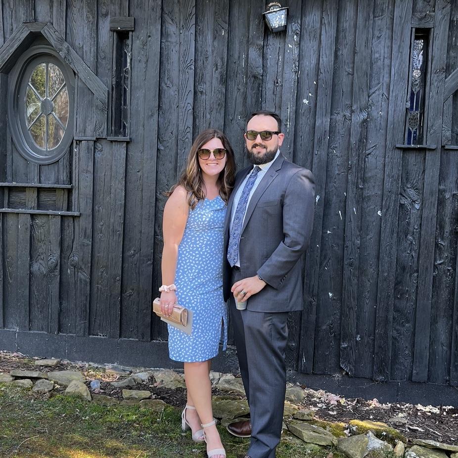 Our first wedding together!