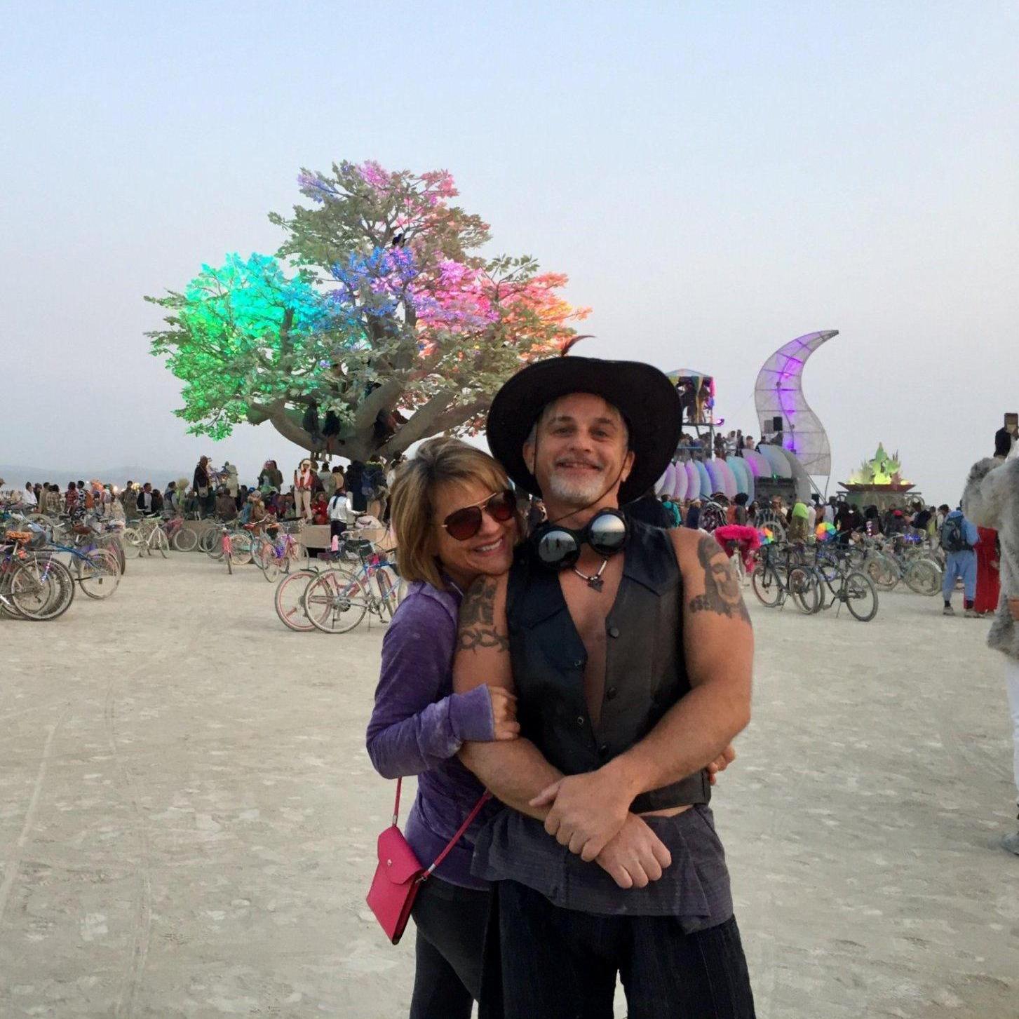 Drove all night, watched the sunrise and feeling the vibe in our delirium.