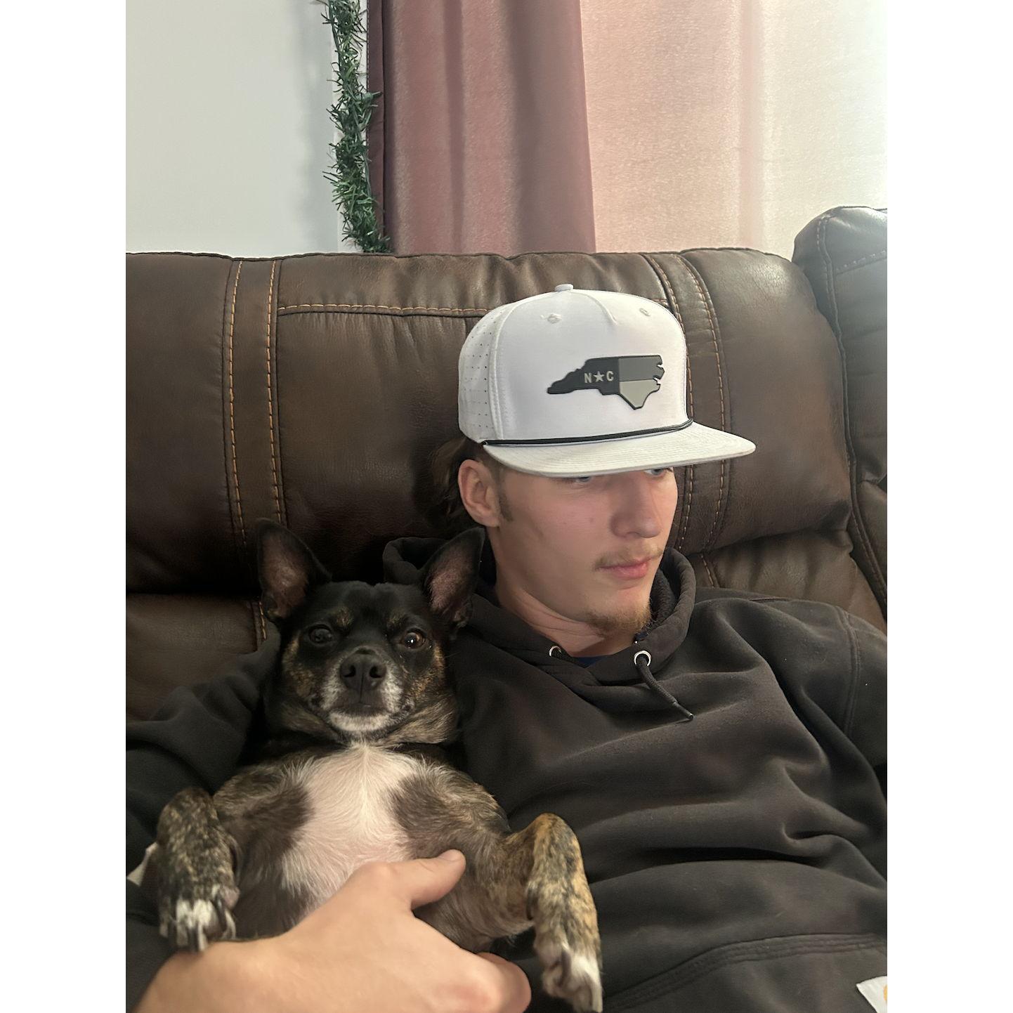 Grew to love my dog (he won't admit it)