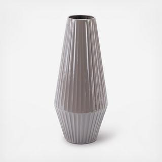 Brown Metal Vase