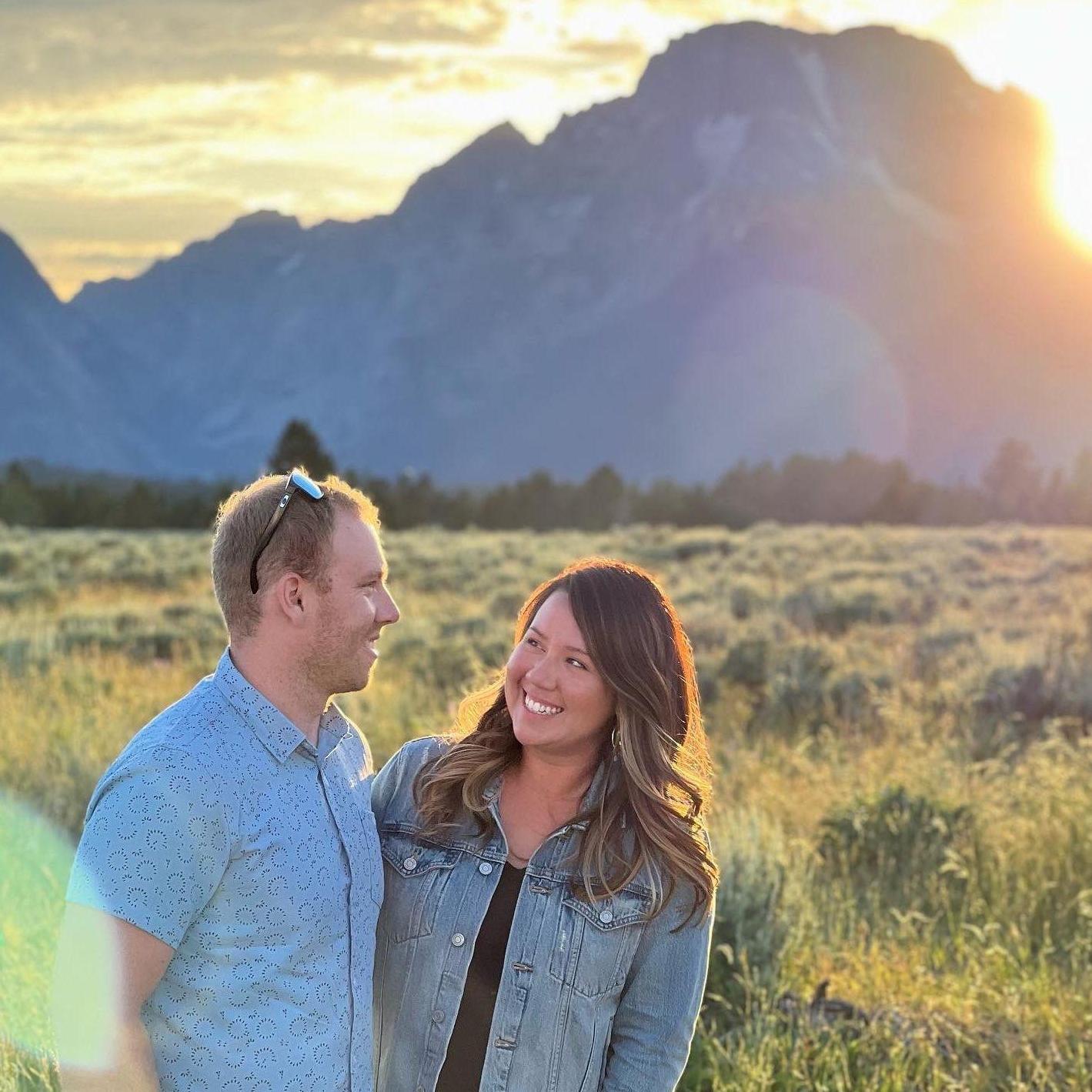 Standing in front of the Grand Tetons 🏔️