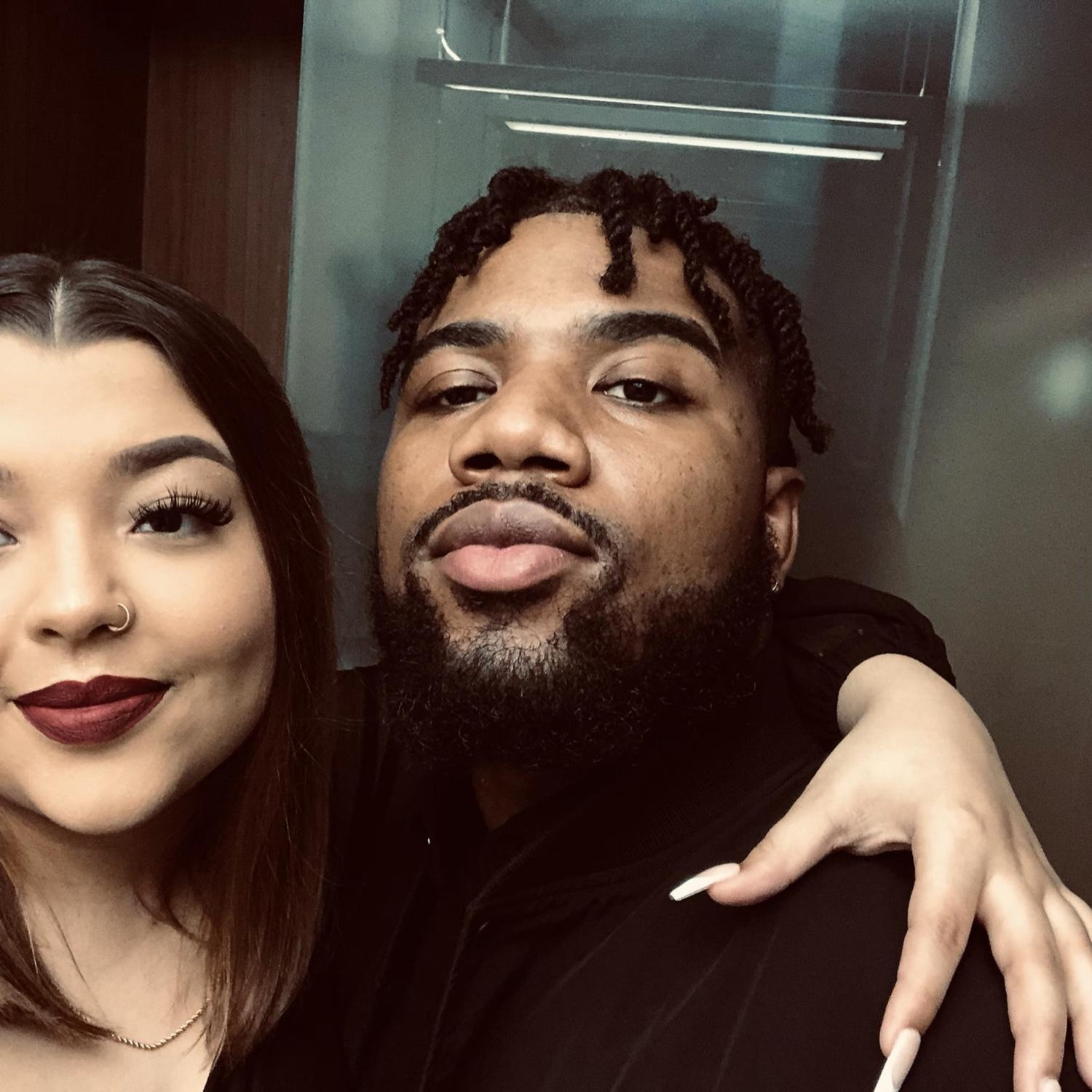 Our Valentines Day pictures. Fun fact we took these on James' phone or my iPad because my phone fell out of my pocket and James ran it over accidentally LOL