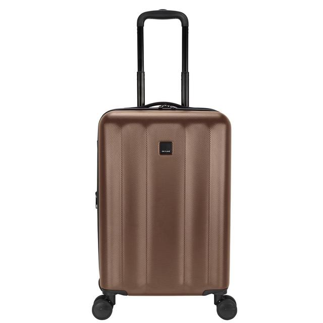 Skyline Hardside Carry On Spinner Suitcase - Brandy Brown